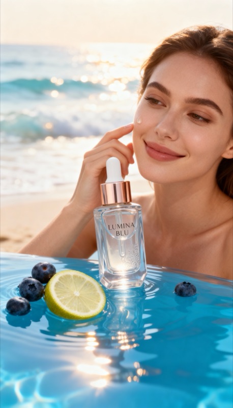 Lumina Blue — Model Shoot