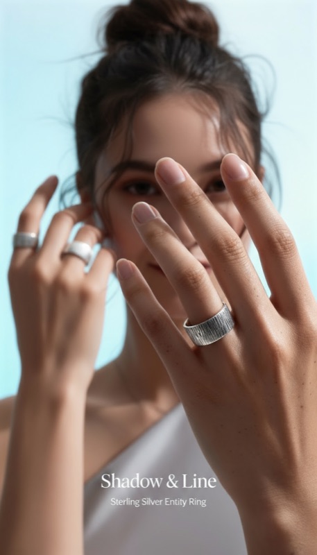 ShadowAndLine — Silver Ring