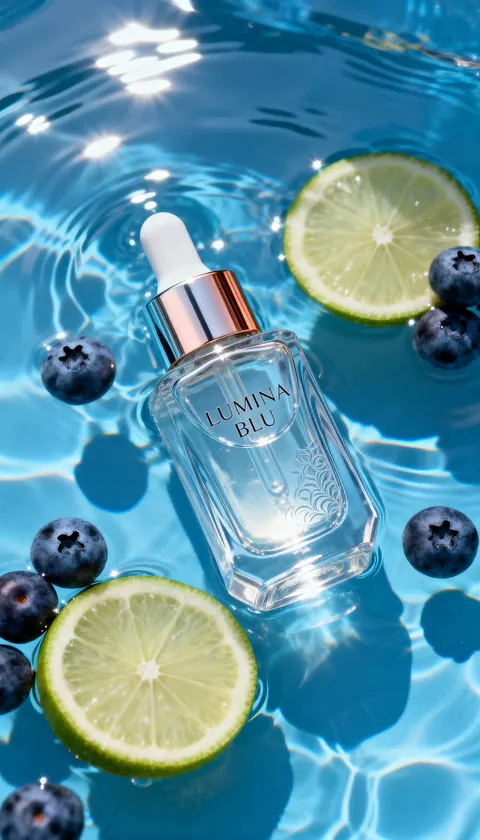 Lumina Blu, AI-generated product visual